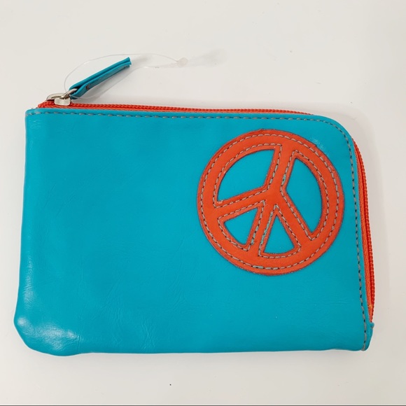 Source Unknown Handbags - NWOT Peace Sign Wallet